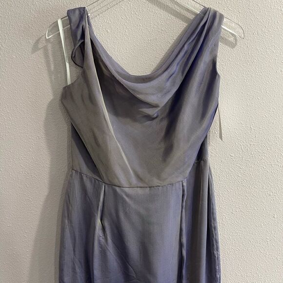 Siri Gowns Violet Silk Chiffon Concerto Gown Style 9305 Sz 12 - Picture 5 of 9